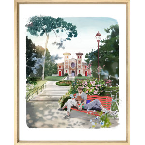 Le Moulleau - Tableau de Sophie Griotto Le Moulleau - Tableau de Sophie Griotto