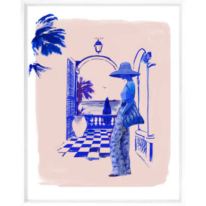 Blue French Riviera - Tableau de Sophie Griotto Blue French Riviera - Tableau de Sophie Griotto