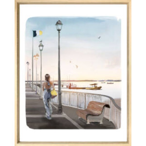 Jetée Thiers - Tableau de Sophie Griotto Jetée Thiers - Tableau de Sophie Griotto