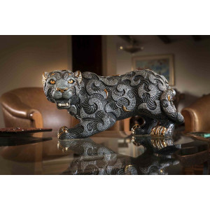 Panthère noire arabesque - édition galerie De Rosa Panthère noire arabesque - édition galerie De Rosa