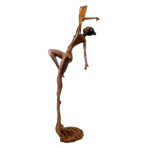 Exceptional bronze sculpture by I. Bonkoungou Exceptional bronze sculpture by I. Bonkoungou