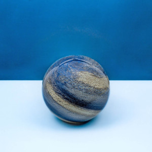 Lampe Planète - Sable et Océan 18 cm - éteinte