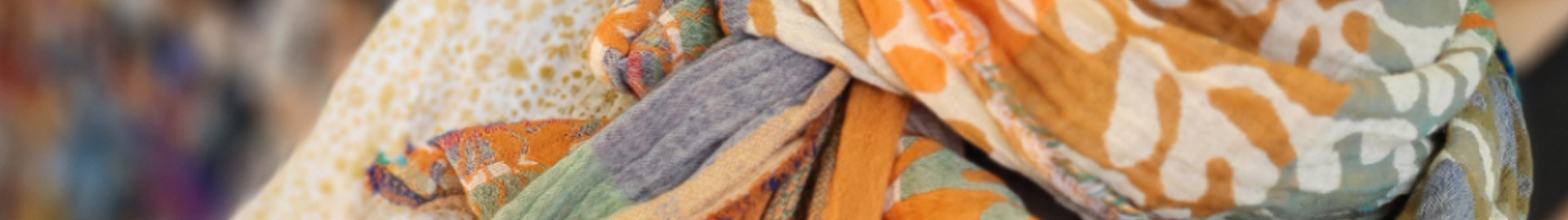 Organic cotton scarves